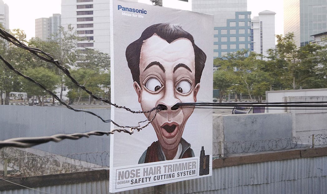 Ação de Ambiente Para Promover o Cortador de Pêlos do Nariz da Panasonic