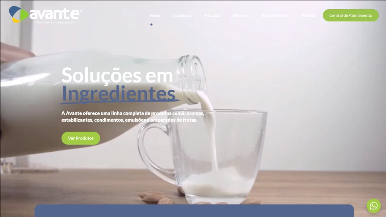 Avante Ingredientes – Novo Layout