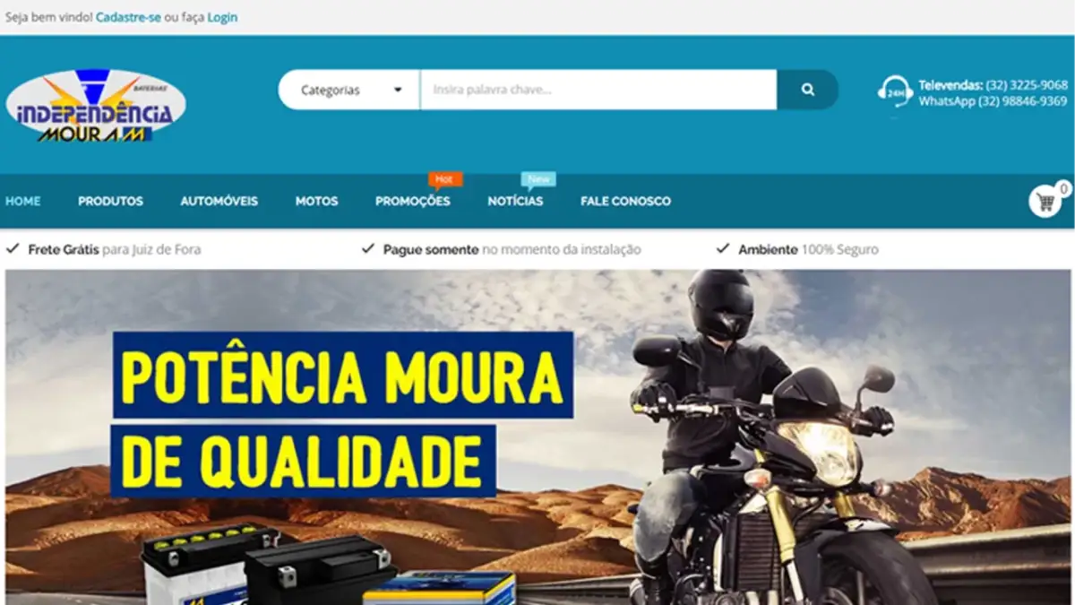 Baterias Independência – Novo Layout