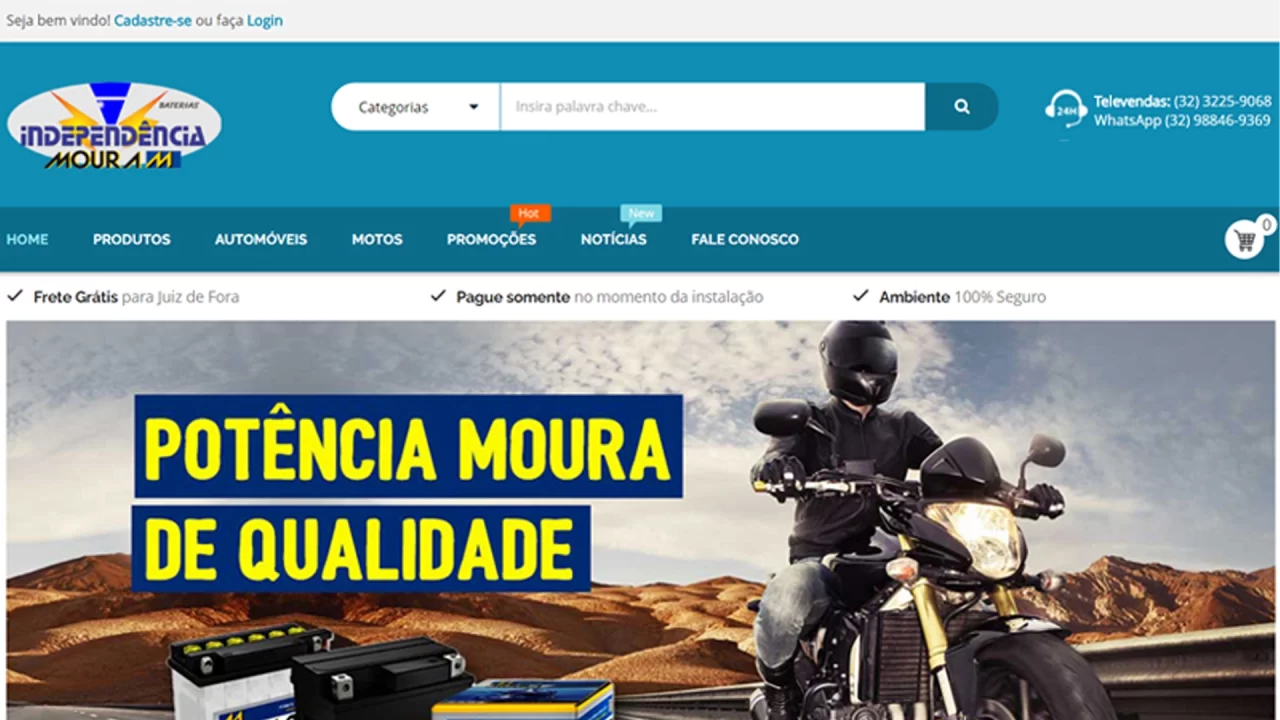 Baterias Independência – Novo Layout
