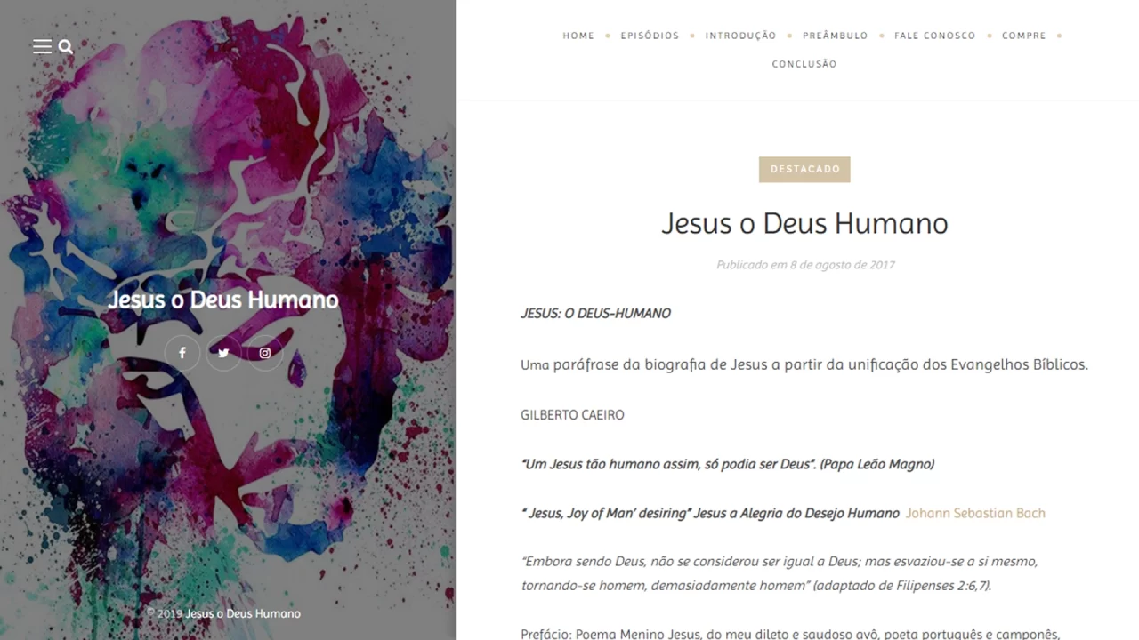 Jesus O Deus Humano