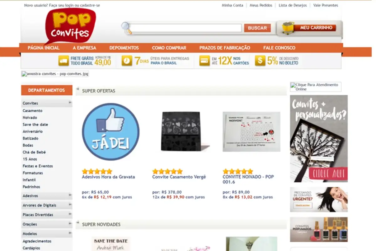 Pop Convites