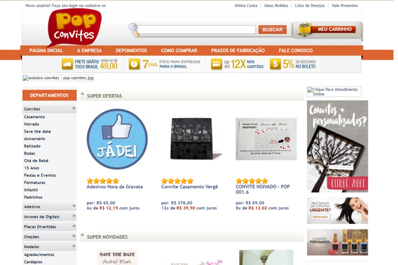 Pop Convites