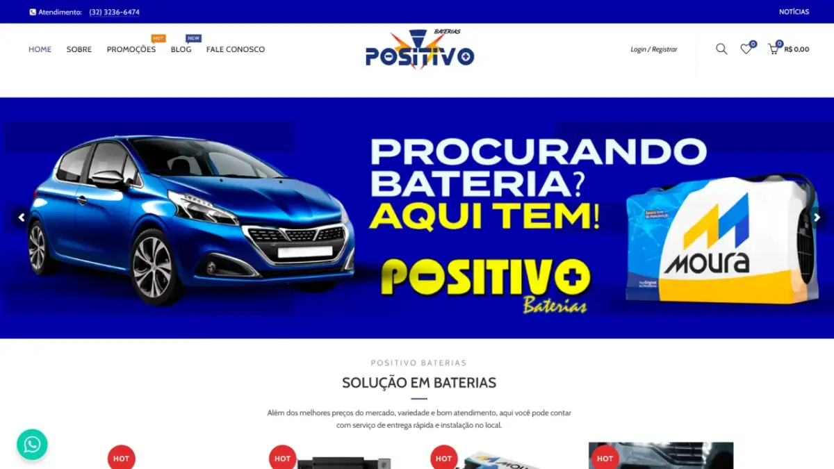 Positivo Baterias