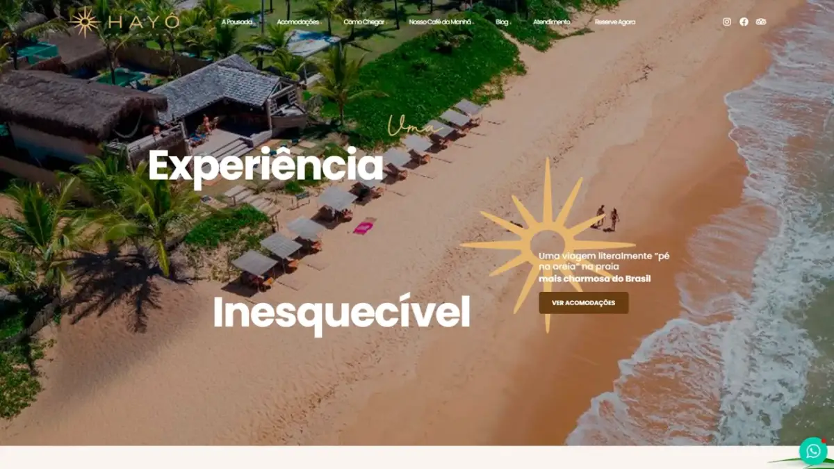 Pousada Hayô Pé na Areia